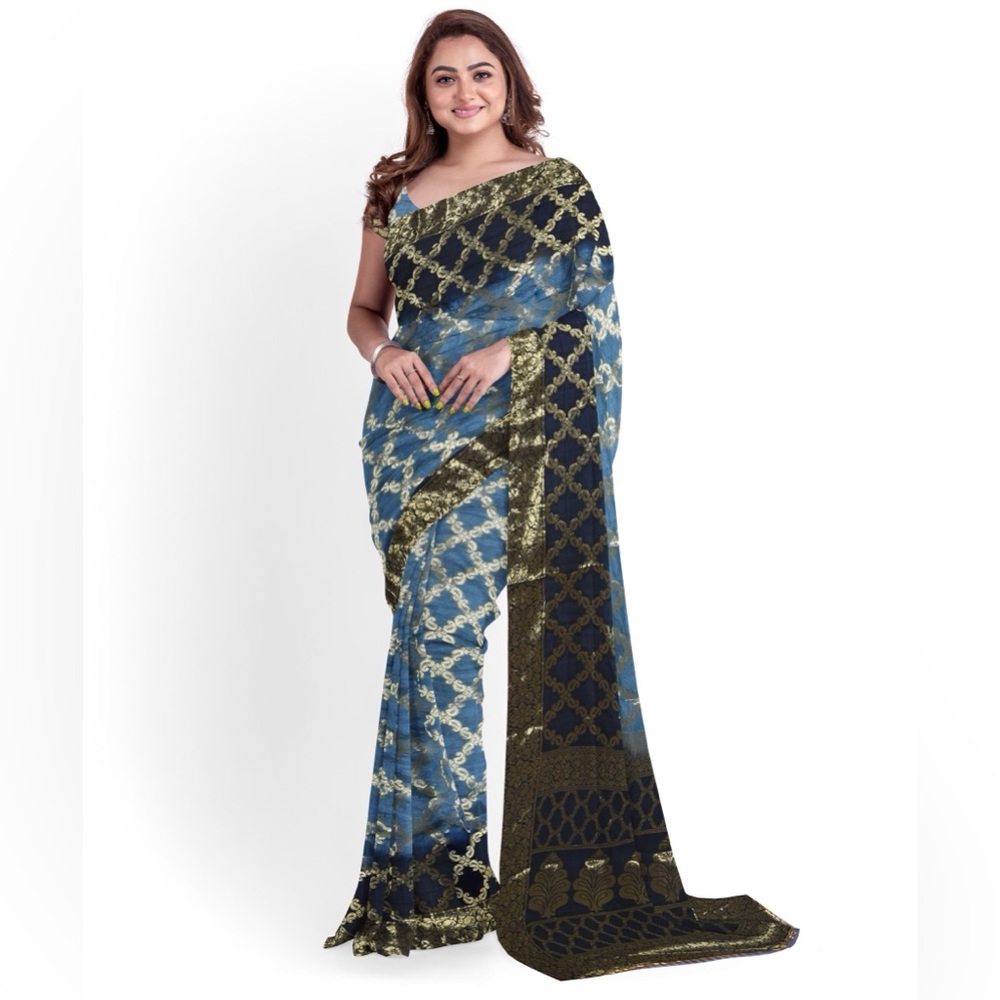 Banarsi silk ghatchola saree